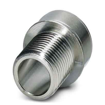 Phoenix Contact M12 Housing - Plug; SACC-M12 PLUG PRESS; Rear Mount; Nickel-Plated Zinc